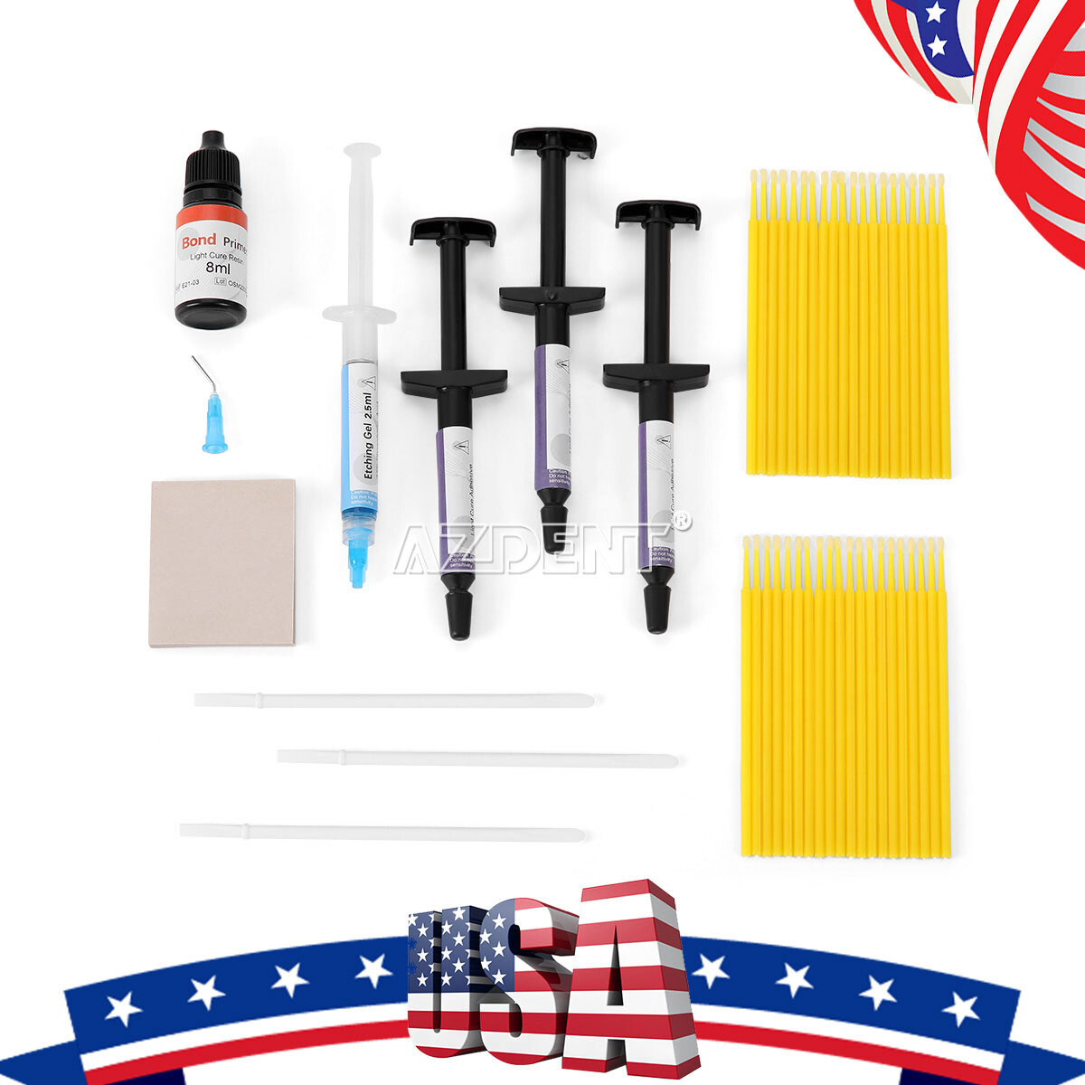 2 Boxes Dental Orthodontic Bonding Bracket Light Cure Adhesive Kit US