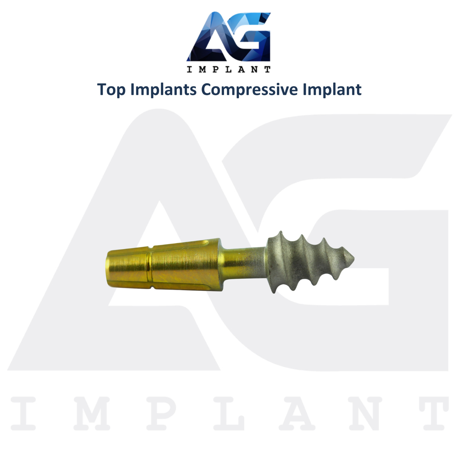 Titanium Compressive Monoblock Dental Fixtures SLA Surface One Piece Dentistry