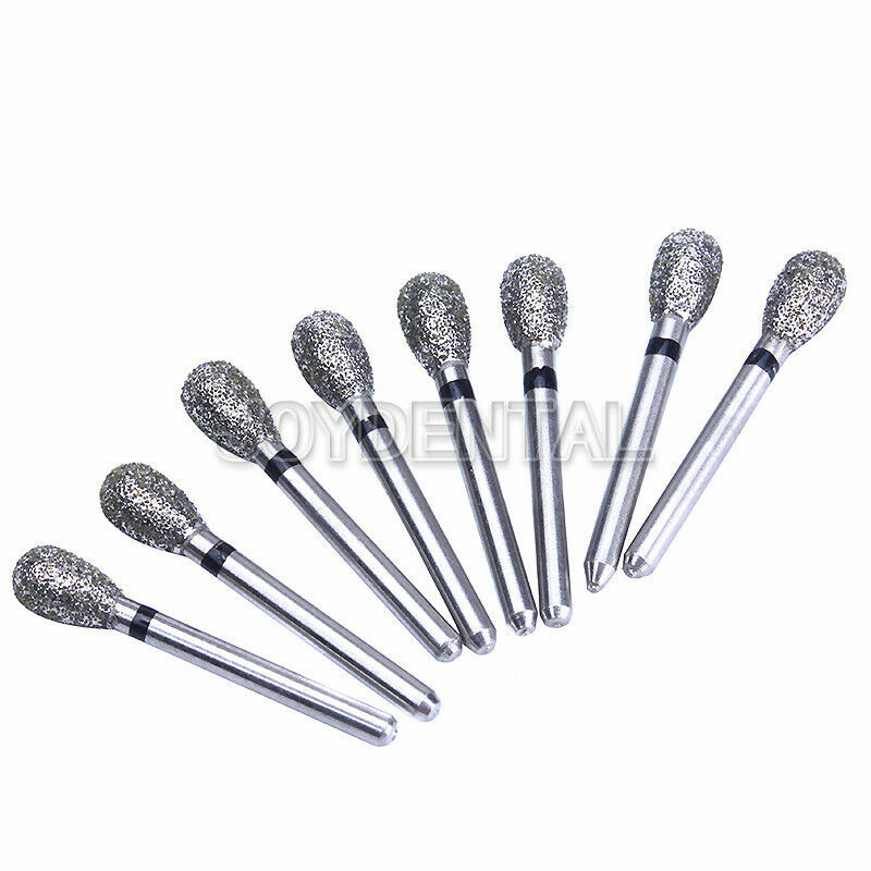 AZDENT Dental Super Coarse Diamond Burs Drills FG For High Speed Handpiece