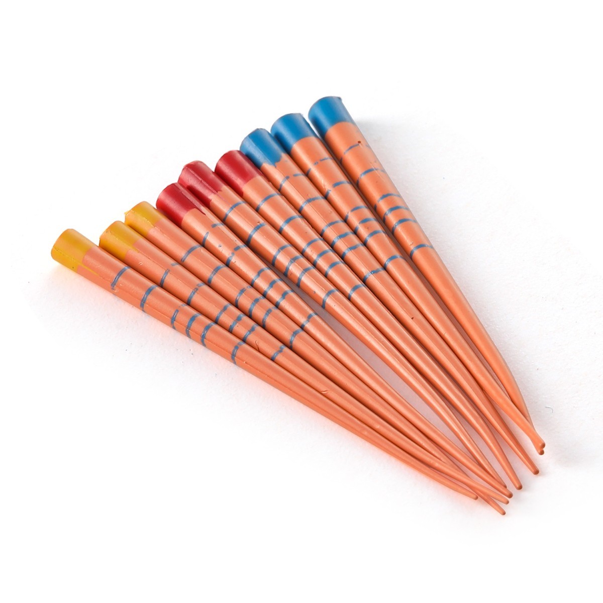 60pcs AZDENT Dental Endodontic Gutta Percha Points with Scale F1.F2.F3