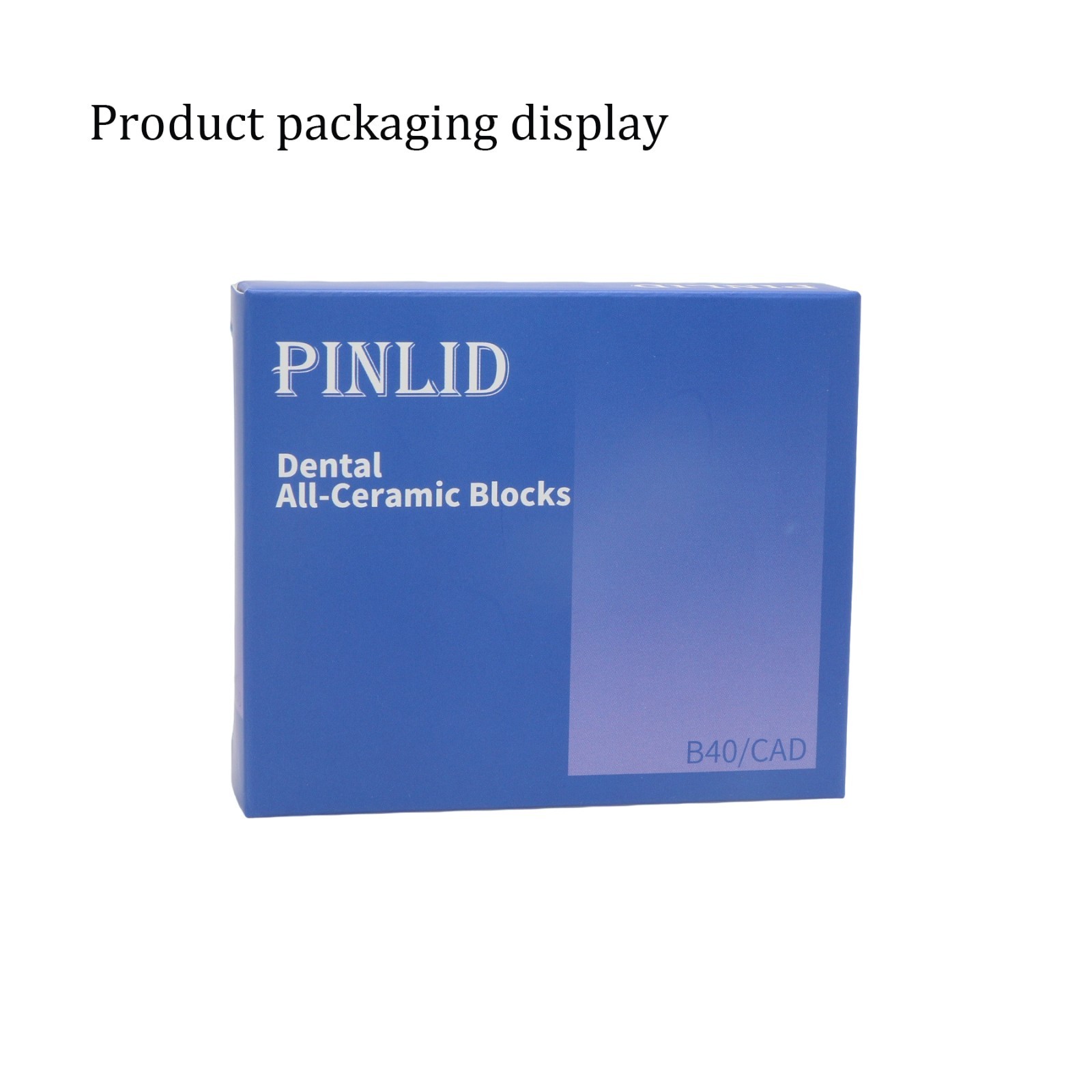 B40 Size Lithium Disilicate Ceramic Block for CAD/CAM Multi-unit Dental Bridge