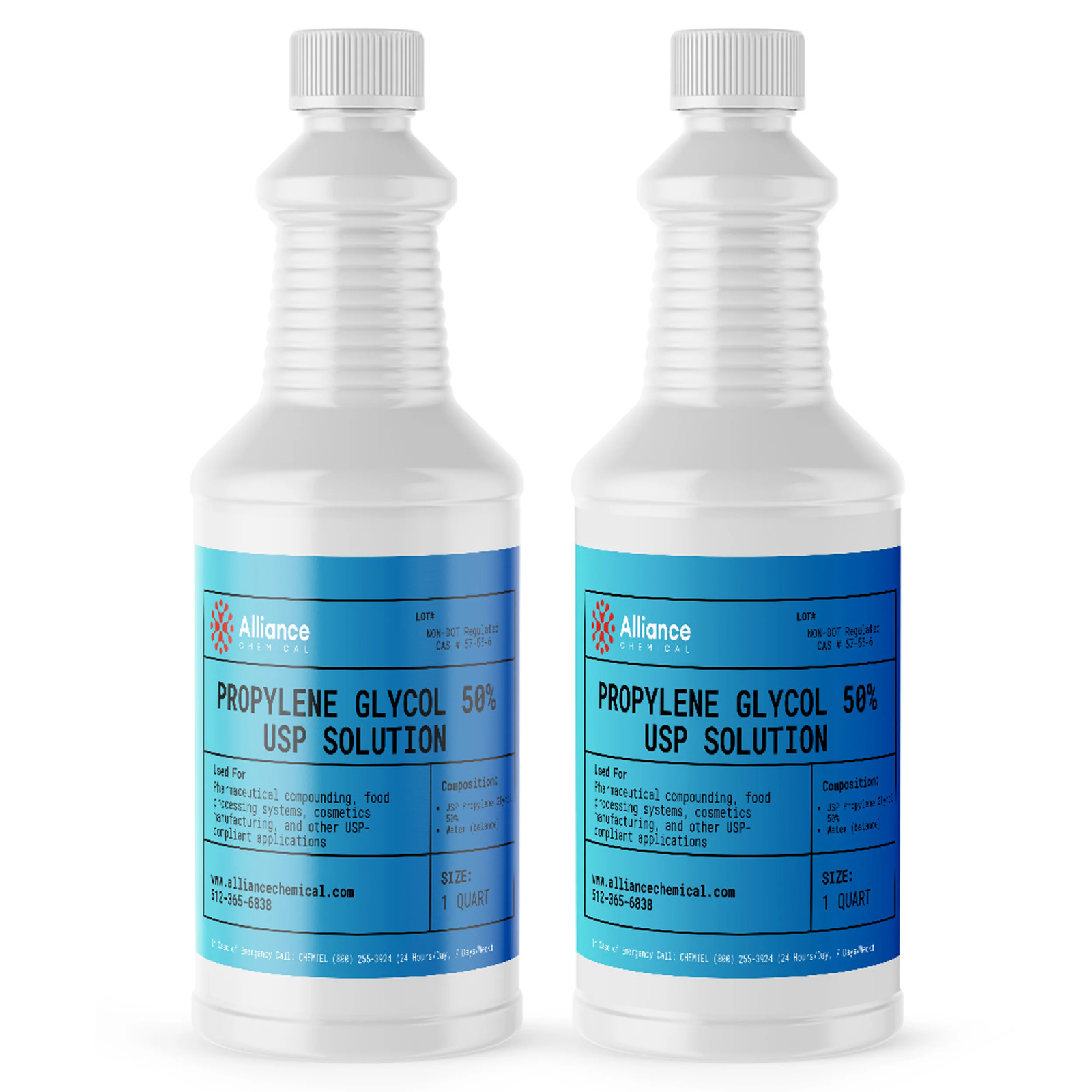 Propylene Glycol 50% – USP Grade (C3H8O2) – 2 Quarts