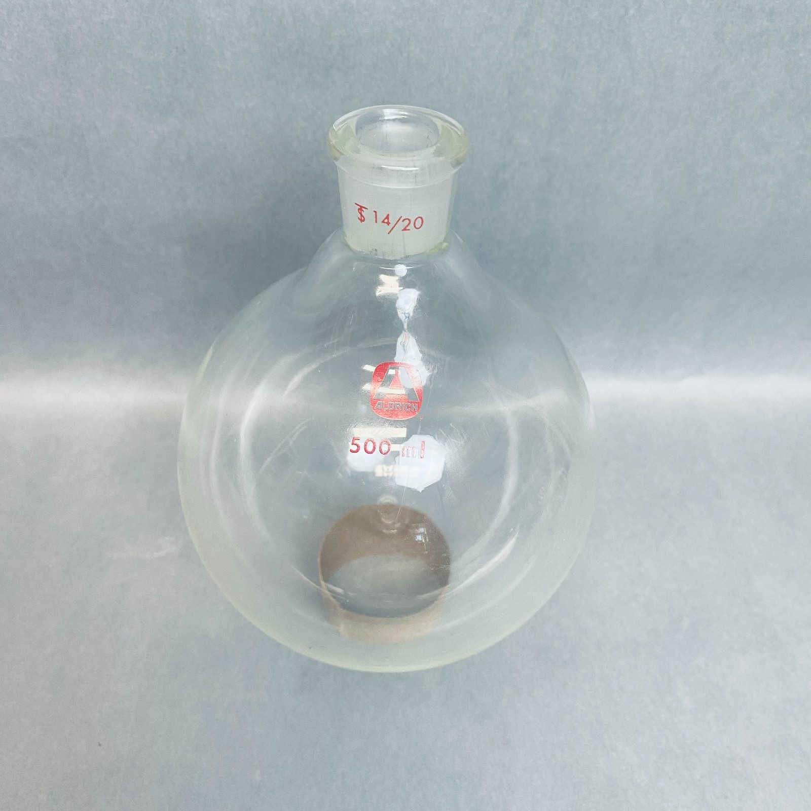 Aldrich Single Neck Round Bottom Flask 500 ml Heavy Wall 14/20 STJ