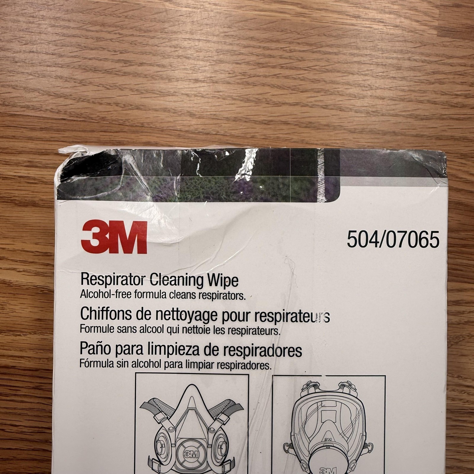 3M Respirator Wipes Alcohol Free 100 Count Made In USA