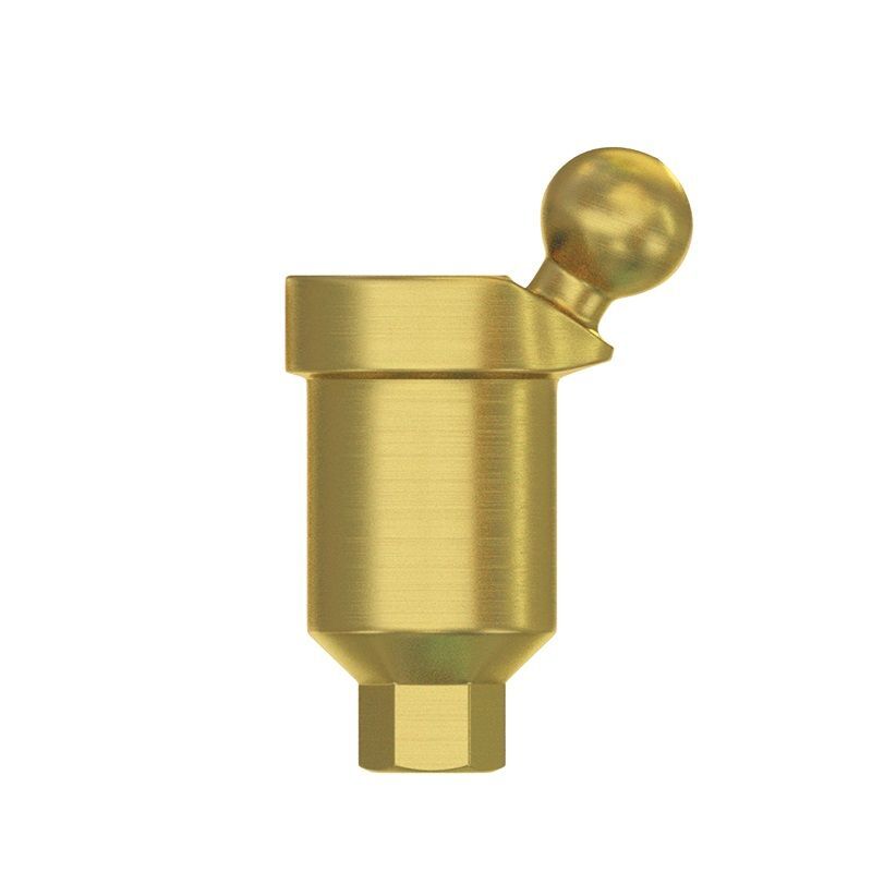 1x DSI Angulated Ball Attachment Abutment 30° Basic Kit Standard Silicone Cap
