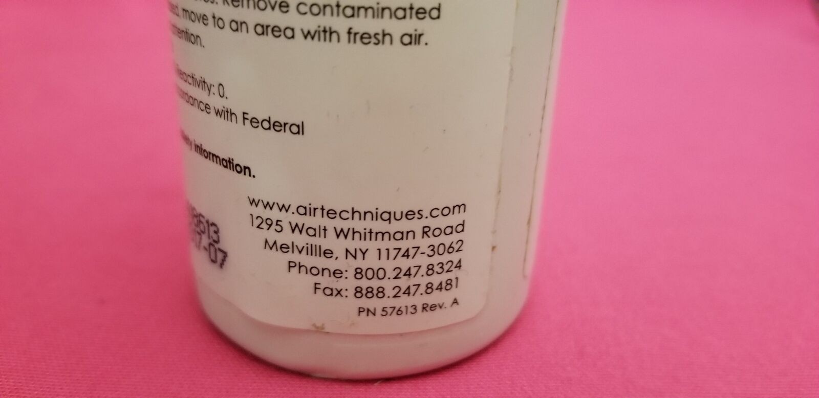 Monarch CleanStream Evacuation System Cleaner 4oz Bottle 57612 ~ Partially Full