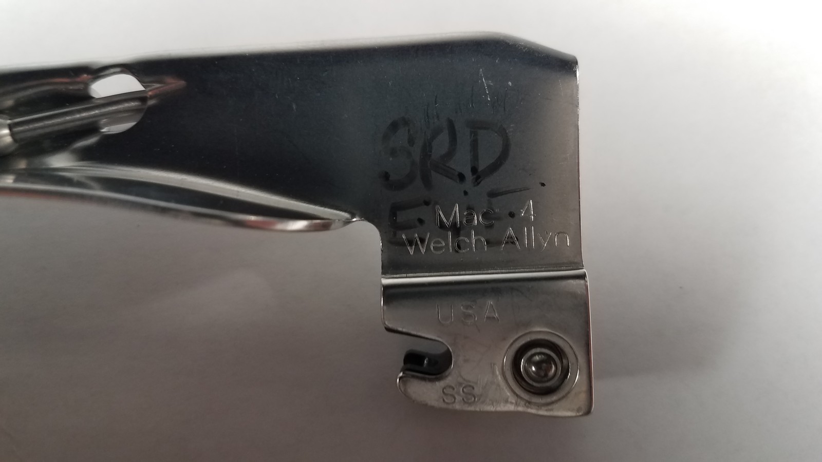 Welch Allyn MAC 4 Fiber Optic Laryngoscope Blade – Stainless Steel
