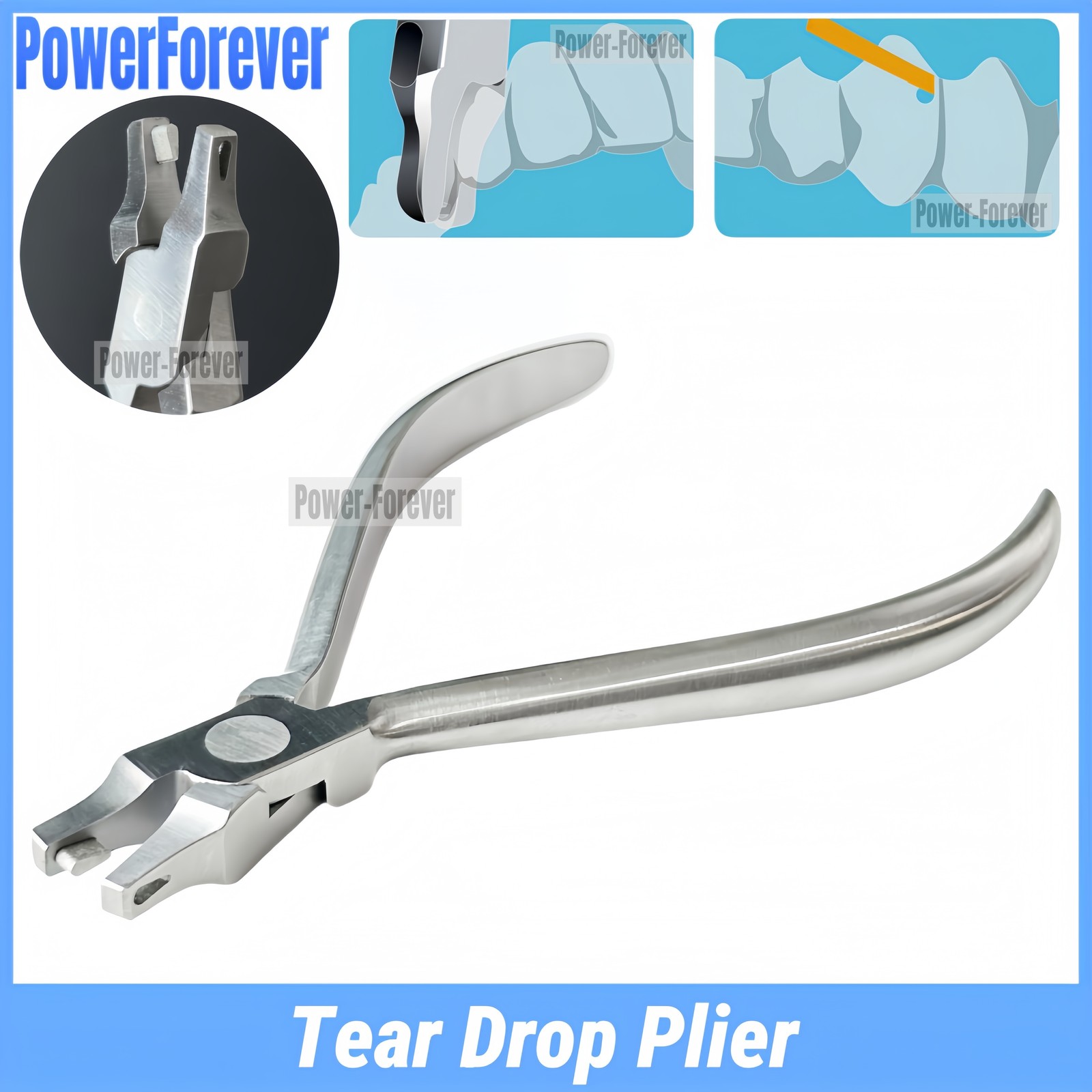 Tear Drop Plier Dental Aligner Retainer Invisable Braces Thermal Ortho Pliers