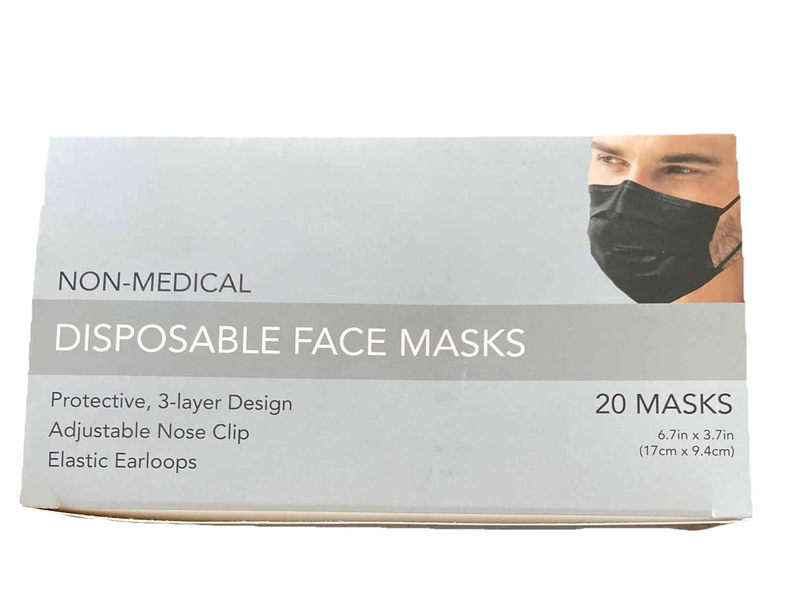 Disposable Face Masks 20 Count Protective 3 Layer Design Non-Medical {2}