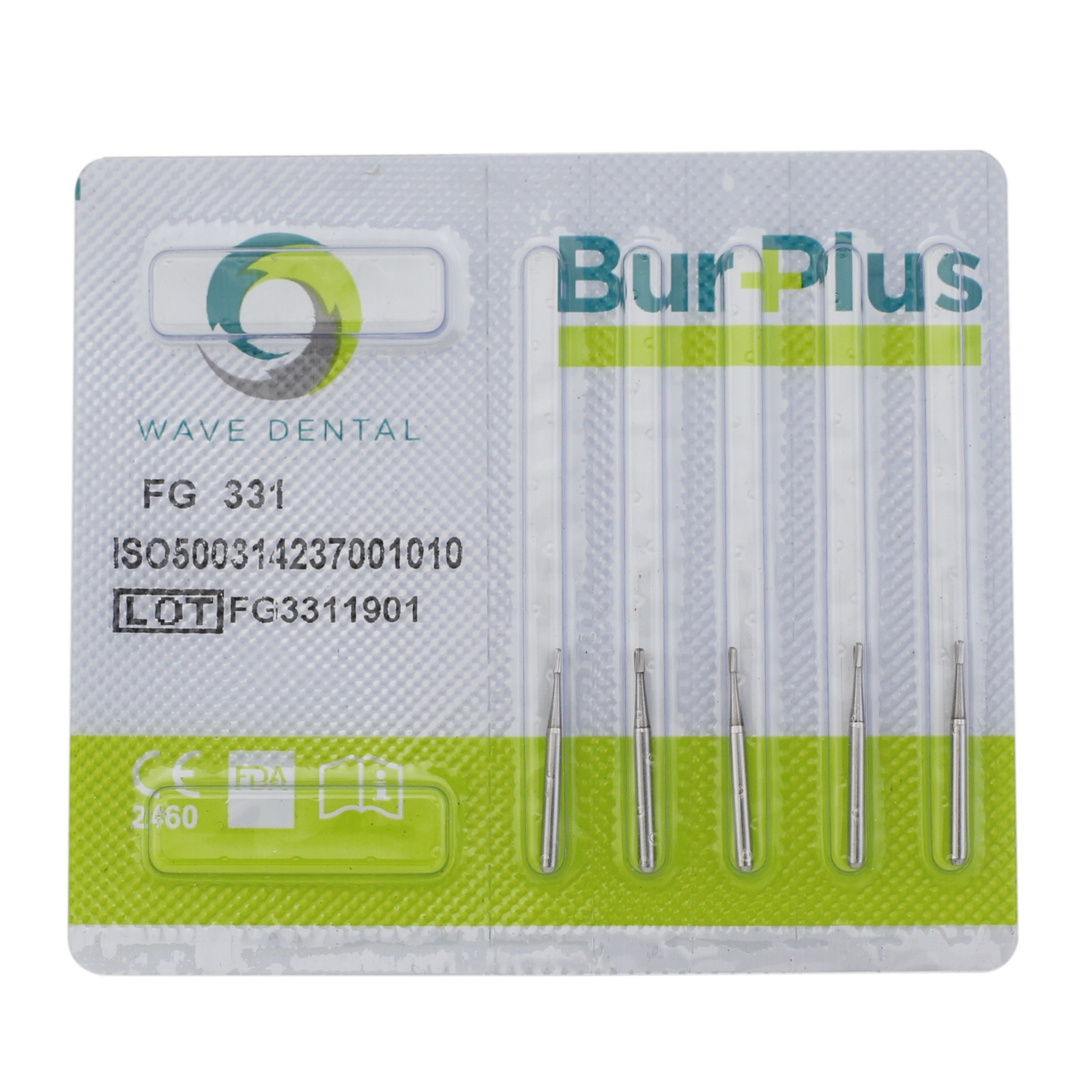 Dental Burs Carbide Pear 330 Diamond Burs Friction Grip High Speed FG 830/010C