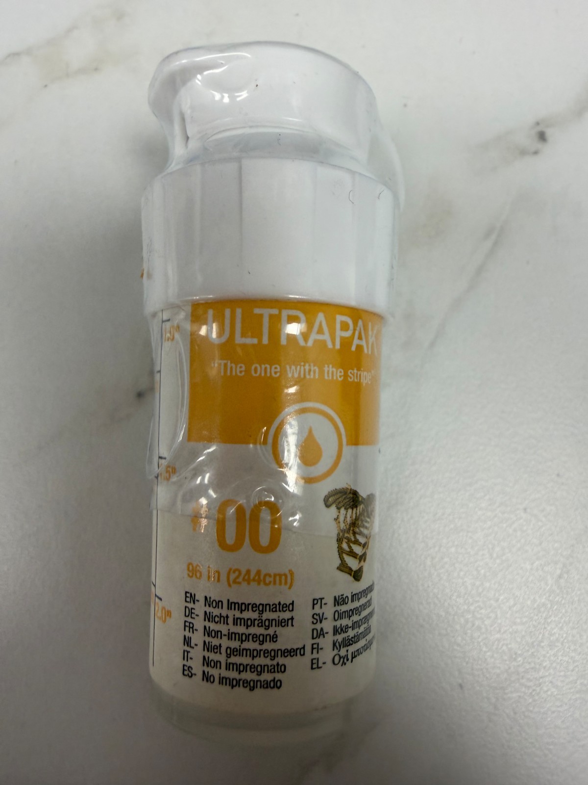 Ultradent Ultrapak #00 Extra-Fine Gingival Cord – 8ft (244cm) – MPN 136