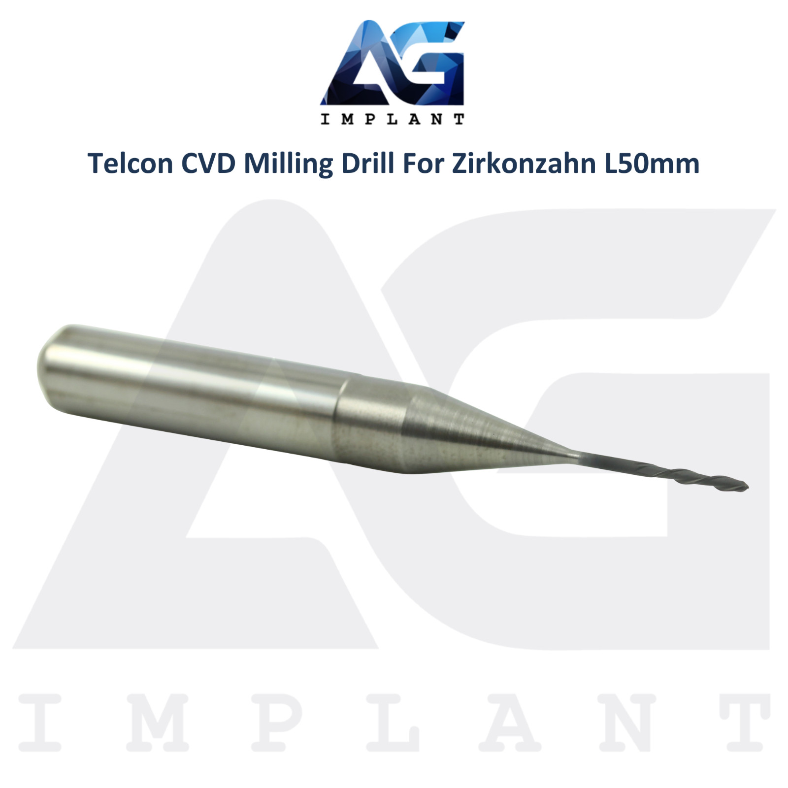 Telcon Dental CVD Milling Drill For Zirkonzahn System Ø6.0mm Restoration Tool