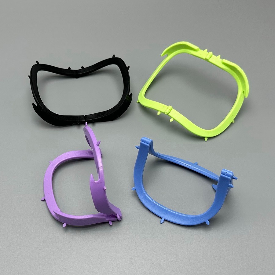 10pcs Dental Plastic Rubber Dam Frame Foldable Hager Light X-Ray Film Bracket US