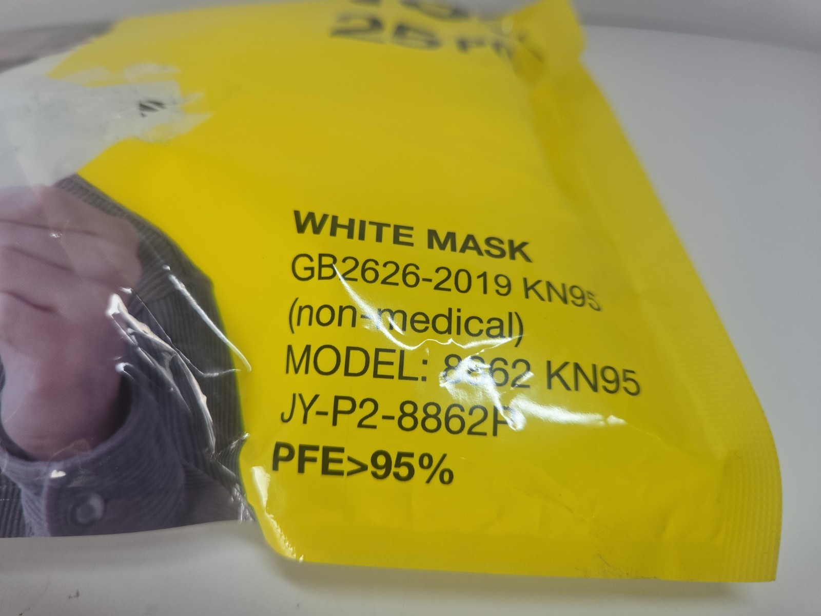Face Mask Good Mask Co. Good Comfort KN95,Disposable KN95 WHITE Mask [25pcs]