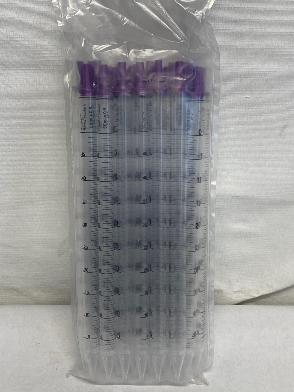 (100/Cs) THERMO NUNC 50mL Disposable Graduated Serological Pipettes Plug 170376