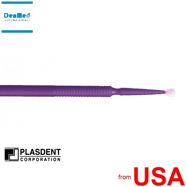 PLASDENT MAXMICRO Applicators-#600-R-10-2.0Mm Regular-Color: PURPLE-( 001-600-R