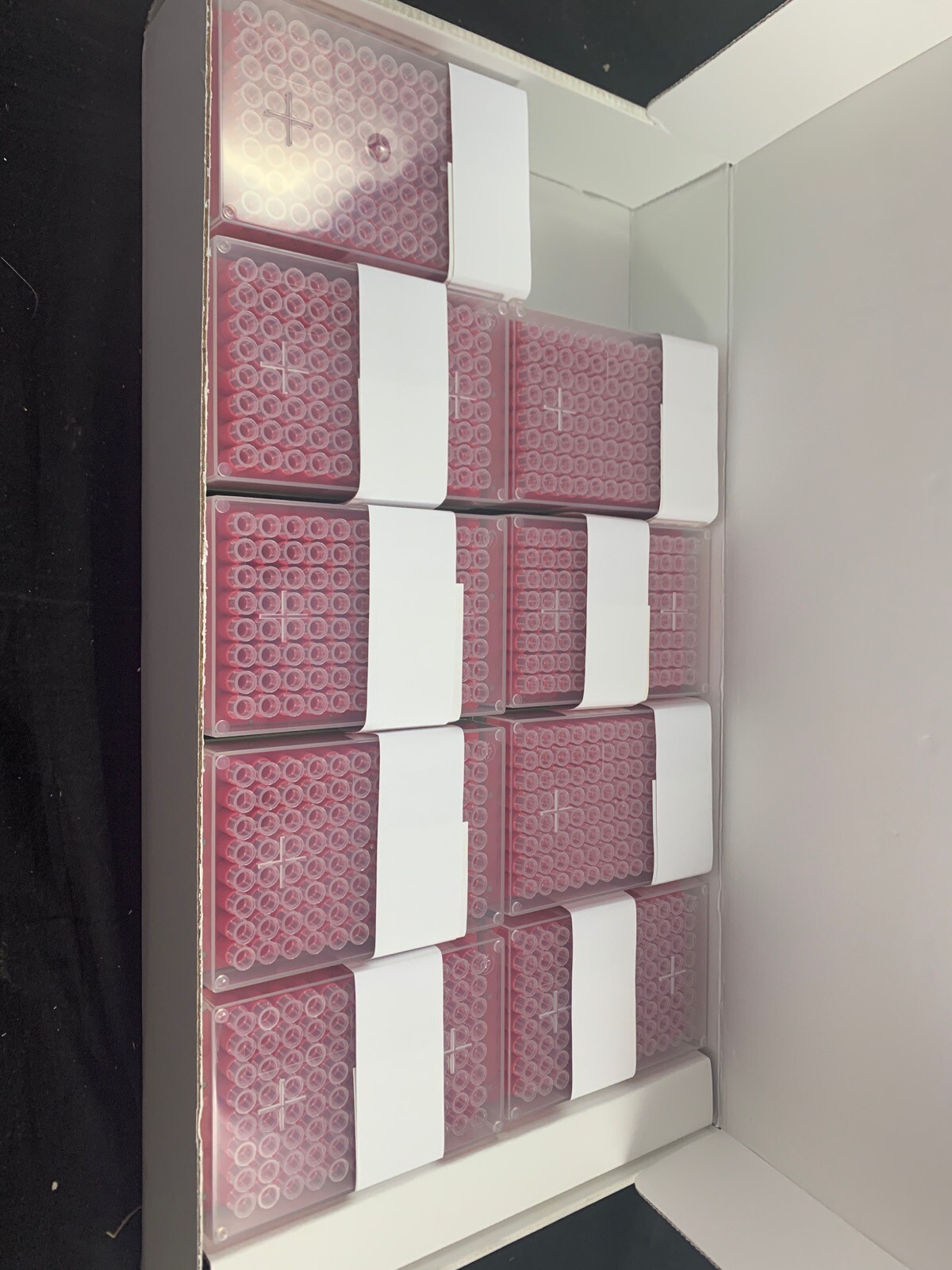CYBIO CyBi Felix 96-250µL Racked Pipette TipBoxes PCR-Cert. Non-Sterile 864/Pack