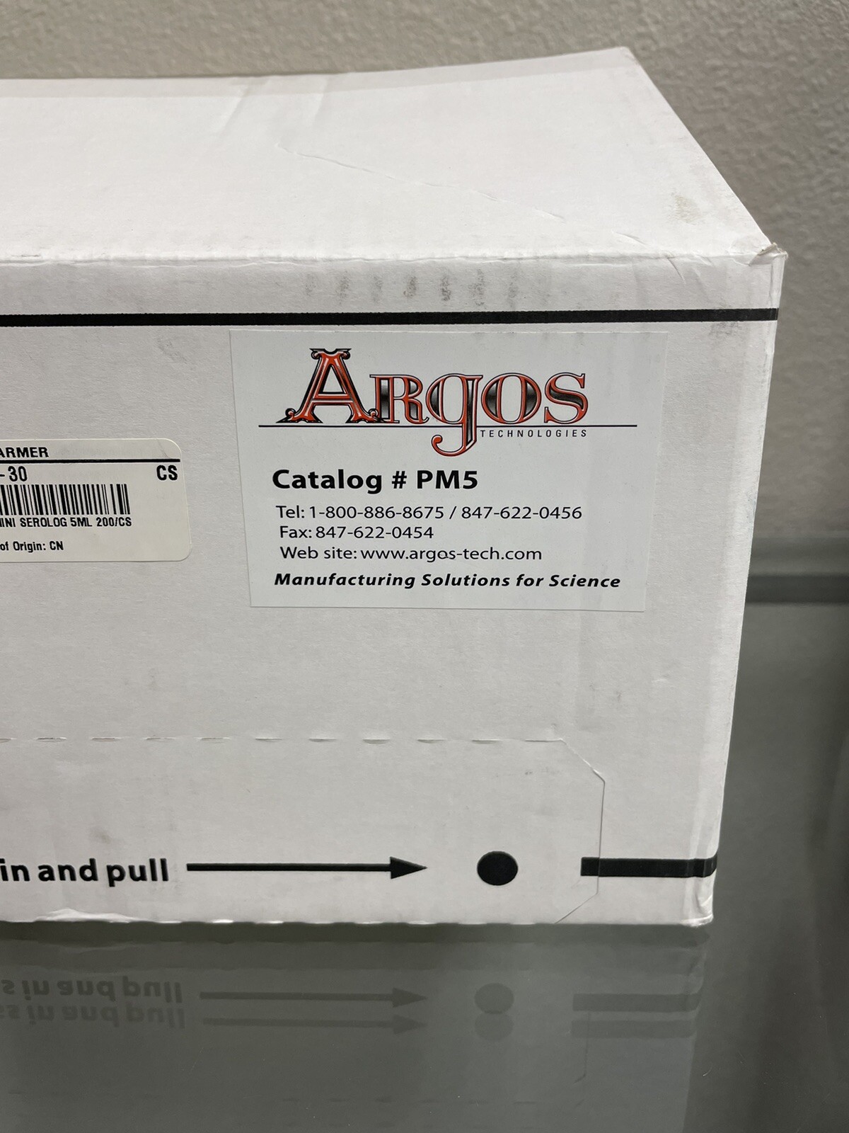 Argos Technology 5mL Serological Pipettes, Individually Wrapped, Case Of 199