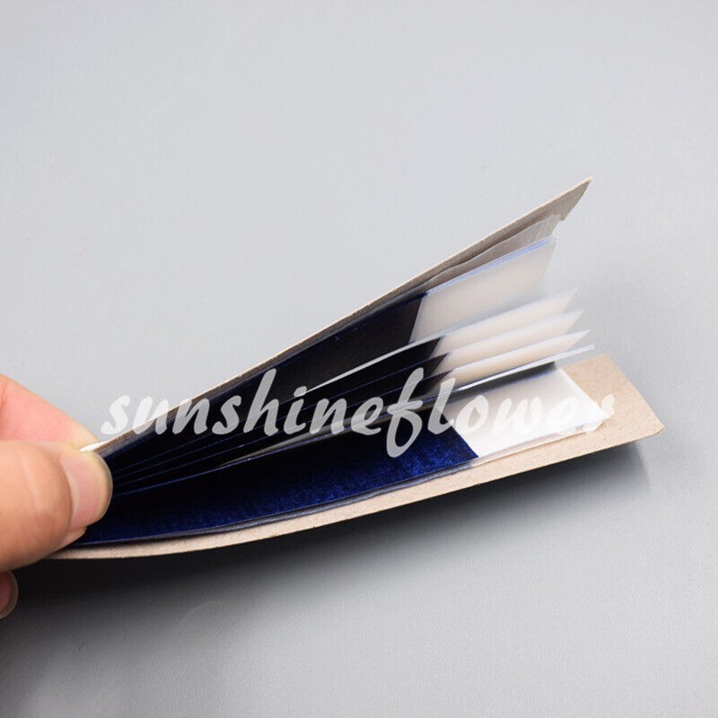 10 Boxes Dental Practical Articulating Paper Soft Thin Strips 5x Red + 5x Blue