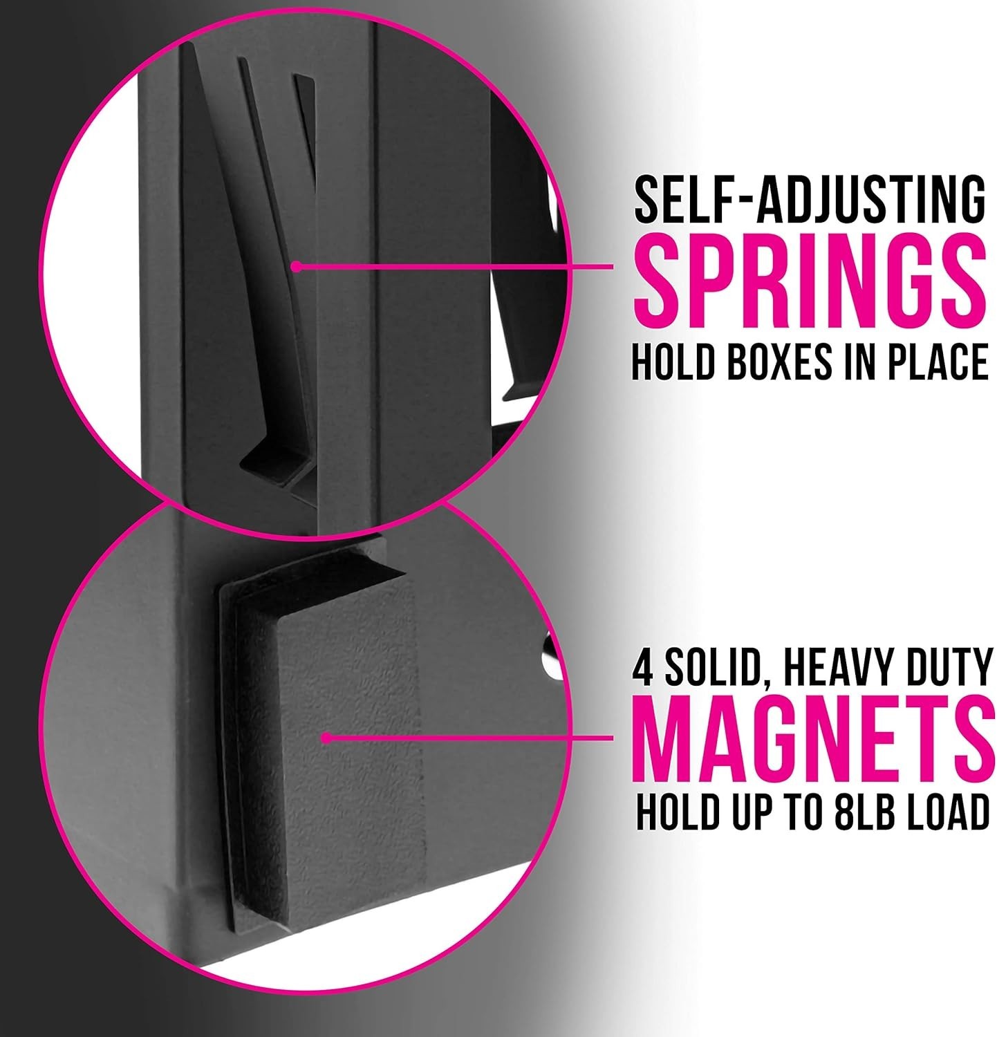 Space-Saving Wall Mount Glove & Tissue Holder with Magnetic Design – 10″ x 5.75″