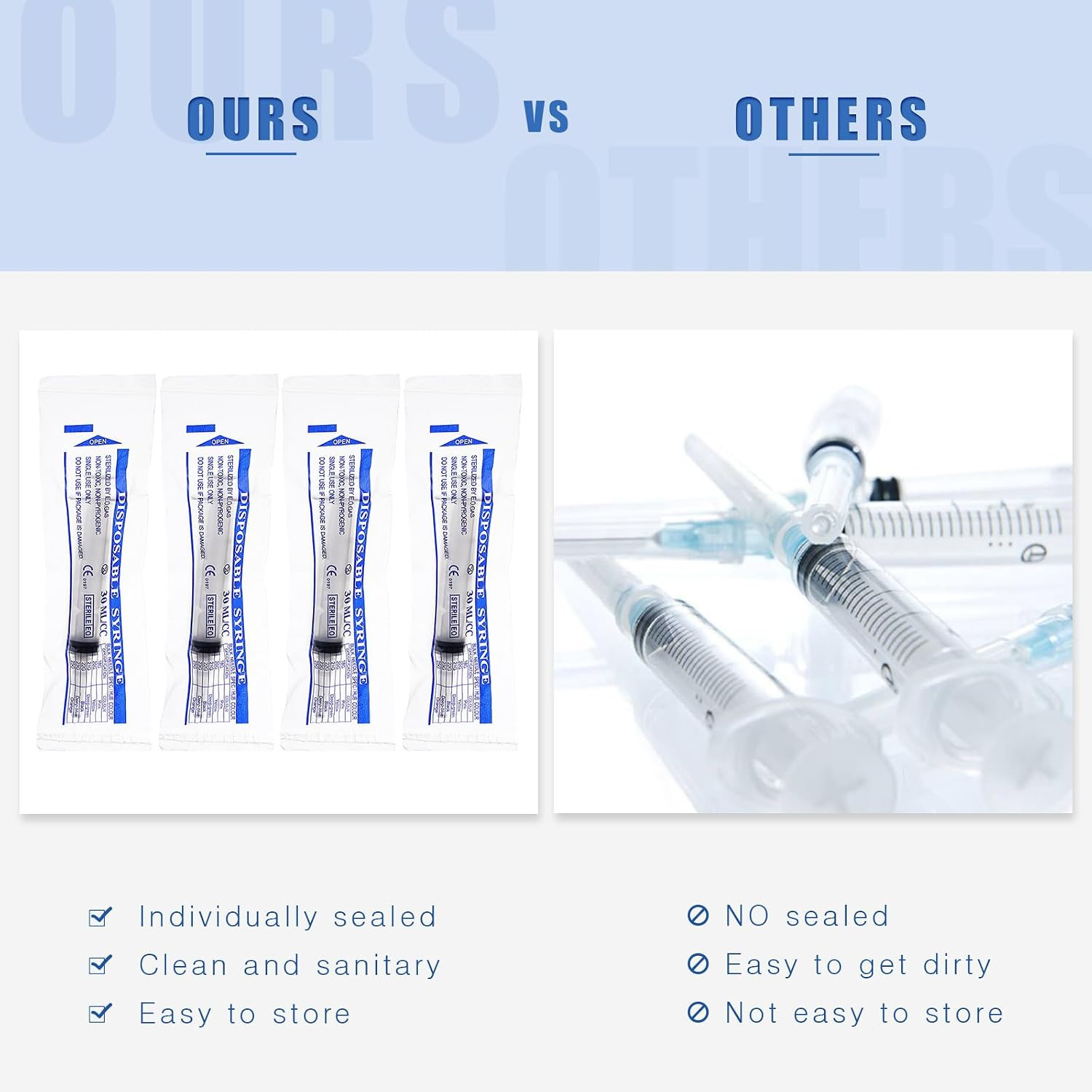 10 Pack Plastic Syringe Liquid Measuring Syringes without Needle for Epoxy Resin