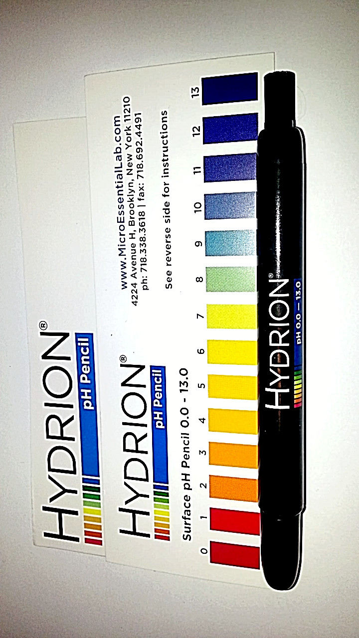 1 Hydrion 0-13 Mechanical pH Pencil PEN Acid SURFACE Stucco Paint Testing Test