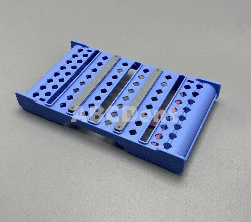 Plastic Dental Sterilization Cassette Rack Box Tray 4 / 8 Instrument Autoclave