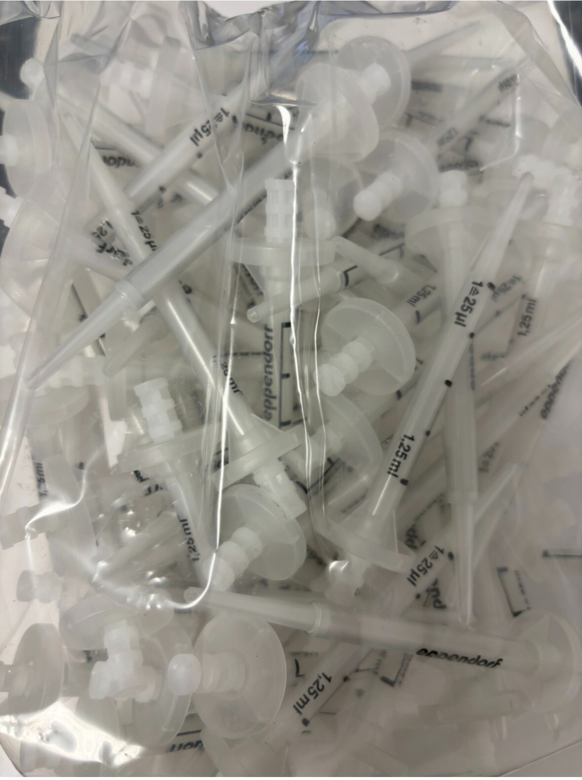 Eppendorf 100 Original Eppendorf Combitips 1.25 mL Capacity 2226110-0