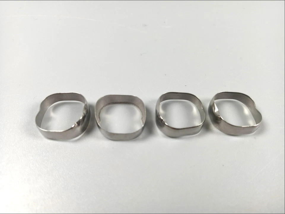 4Pcs/Pack Dental Orthodontic 1ST Molar Plain Bands Without Tube Roth 022 #29-44+
