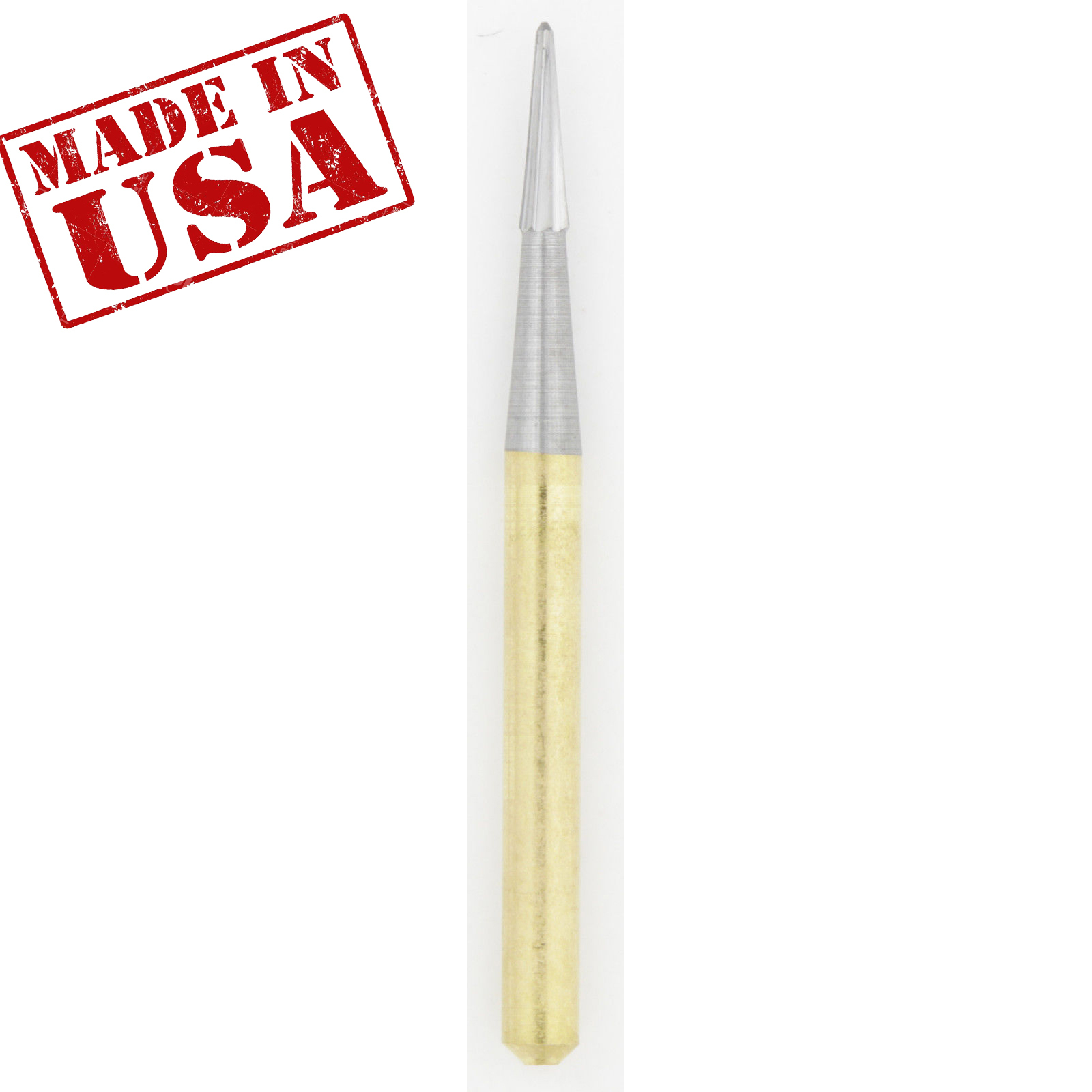 Carbide Burs 12BLADE TRIMMING & FINISHING EF4 Made in USA Top Quality (100-10)PK