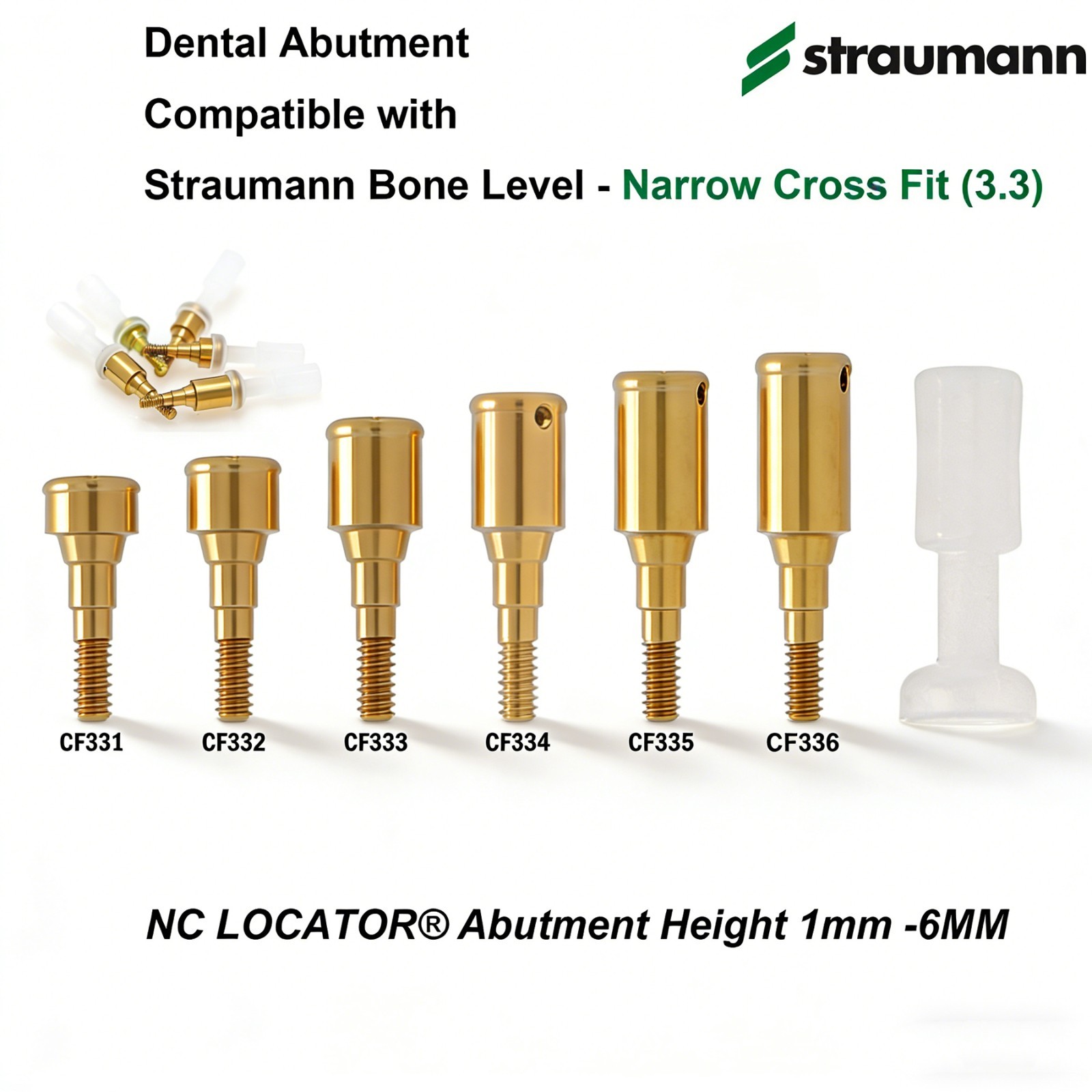 Locator Abutment Fit Straumann Bone Level Compatible Zest Locator Legacy Anchor