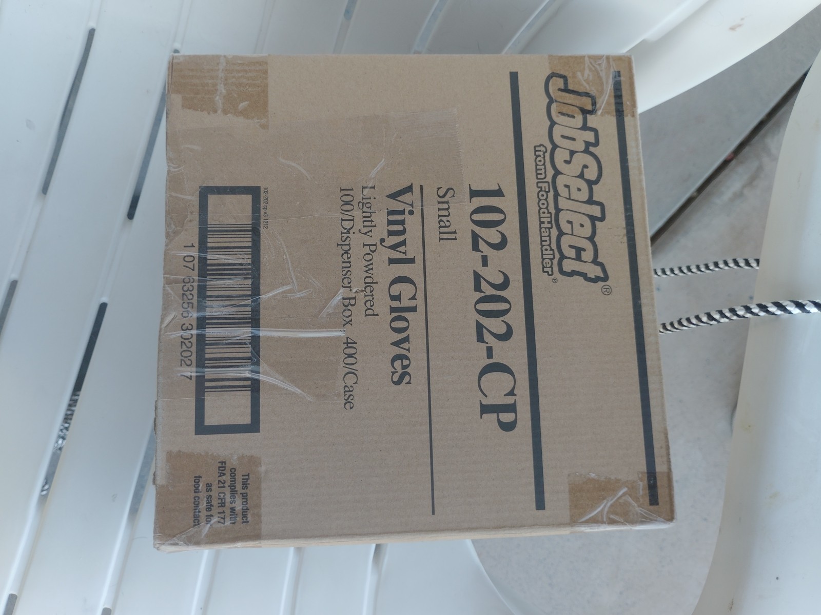 Vinyl Gloves Job Select Small Lightly Powered Food Handler Grade Case of 400