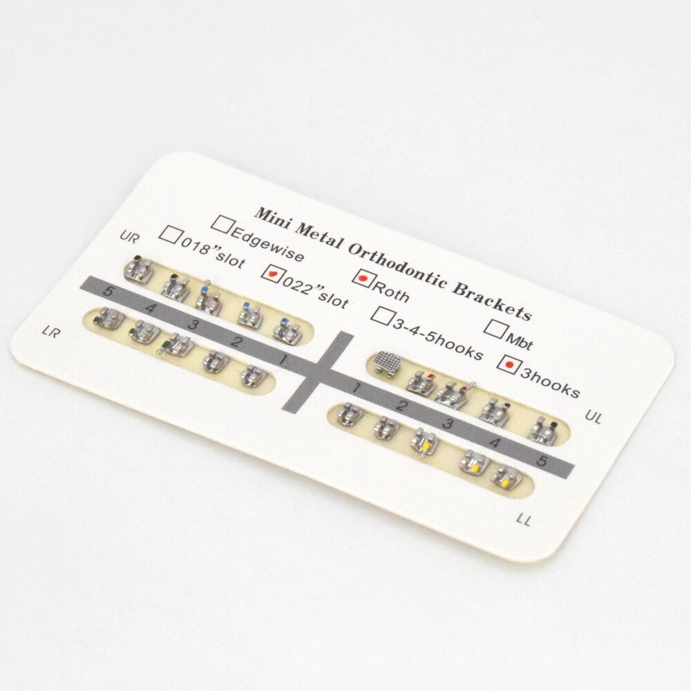 Dental Bracket Braces Orthodontic Monoblock MIM Standard Mini Roth/MBT/Edgewise