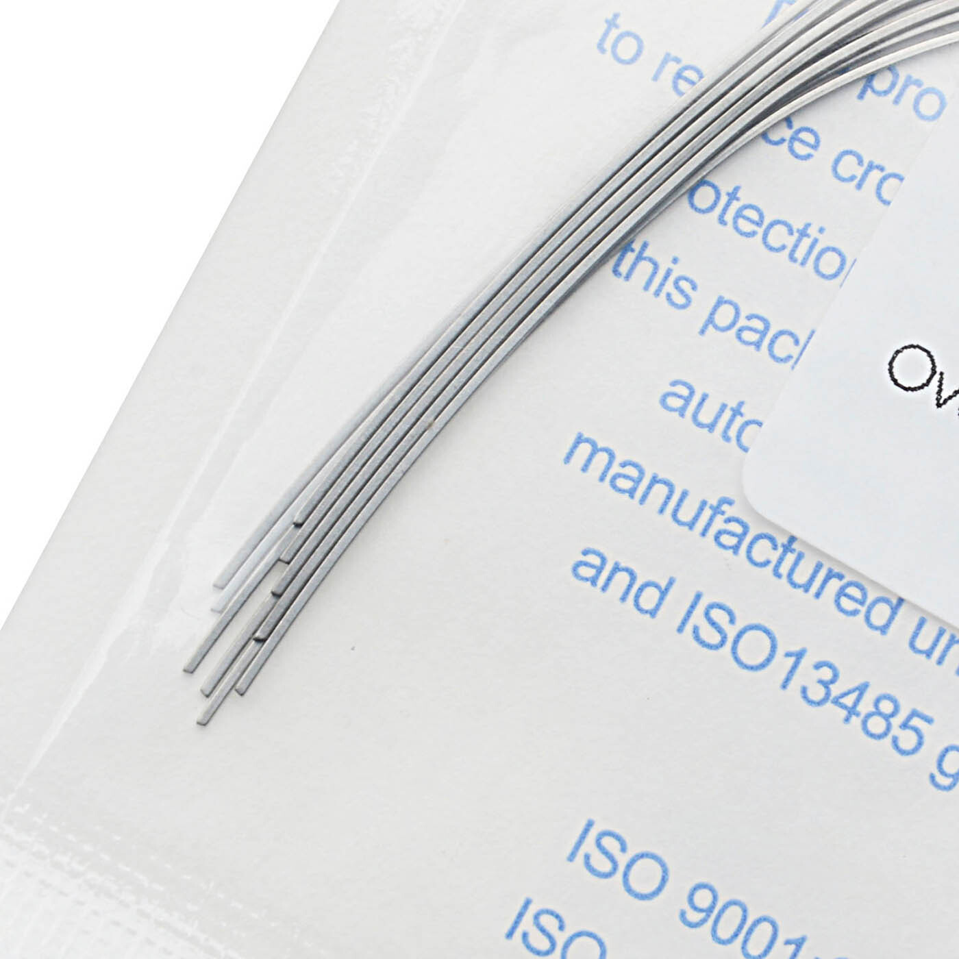 Dental Ortho Super Elastic Niti Rectangular Arch Wire Ovoid Form 14X25-21X25 U/L
