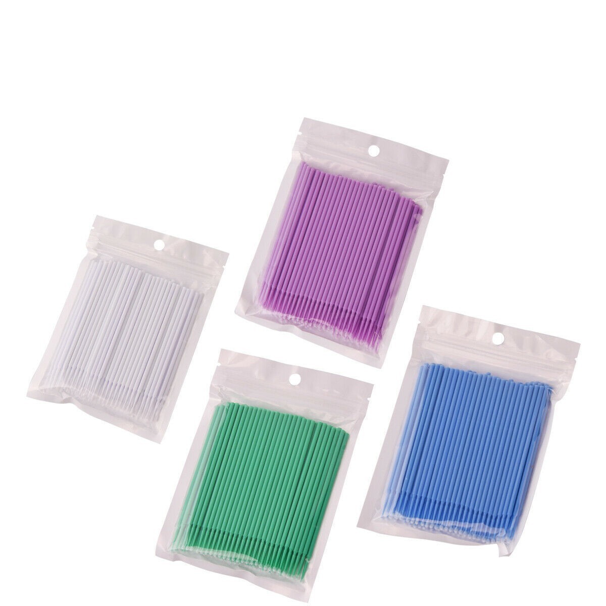 400Pcs Micro Brush Applicator Tips Regular/Fine/Ultra/Cylinder Dental Beauty