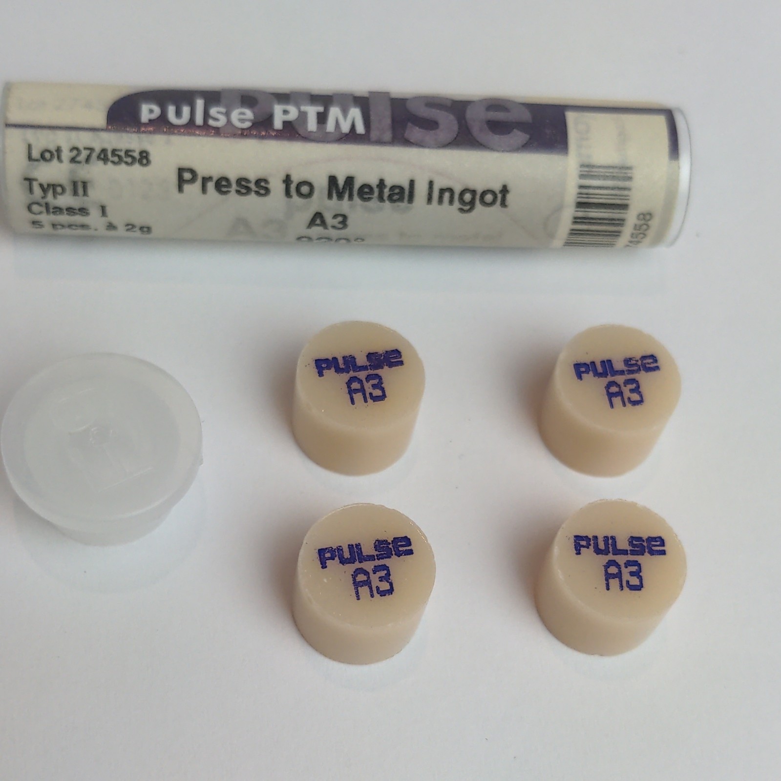 Pulse PTM Press to Metal Ingots – A3 (4 ingots)