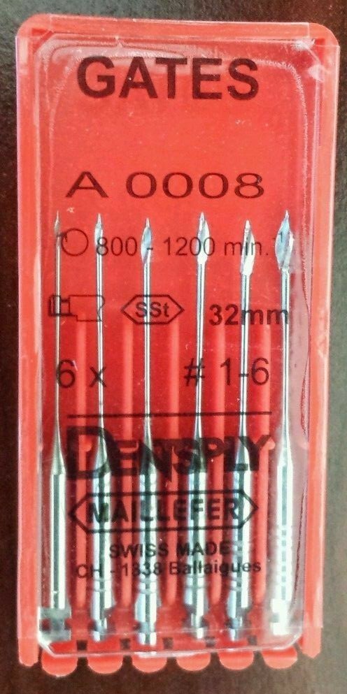 DENTSPLY GATES GLIDDEN Dental DRILLS 32mm #2