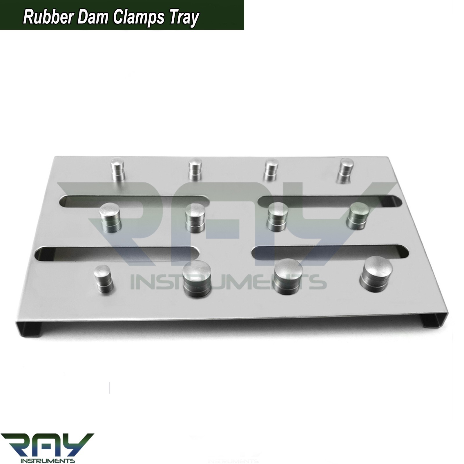 Dental Rubber Dam Instruments Ivory Clamp Forceps Ainsworth Punch Plier Frame