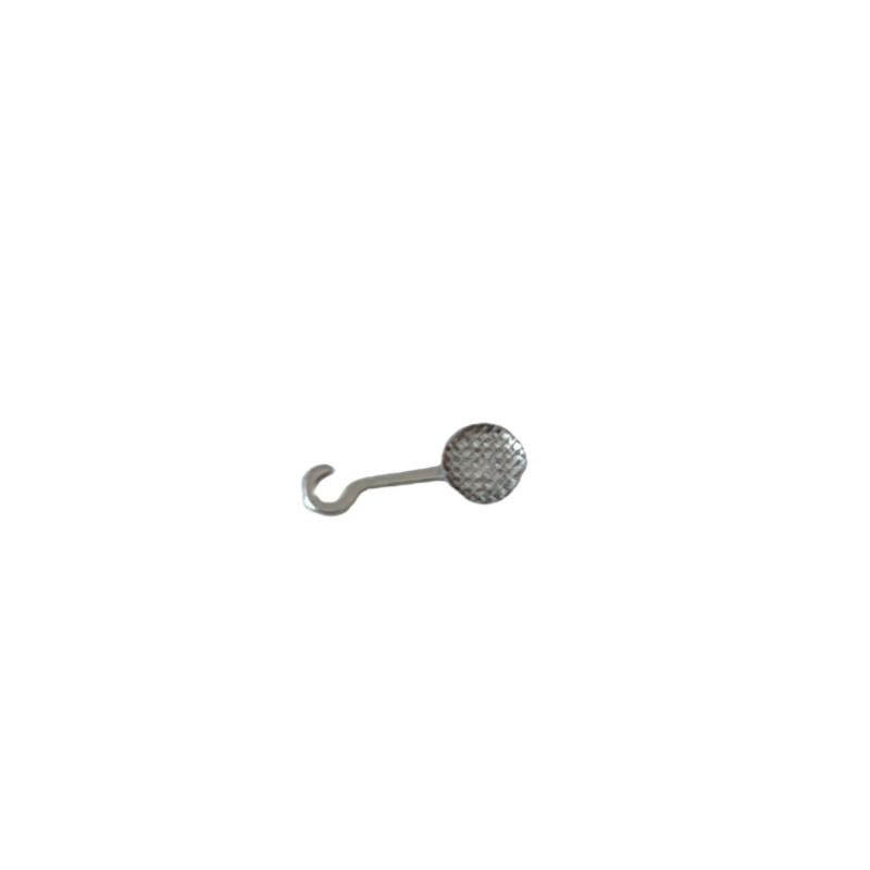 Dental Adhesive Crimpable Hook Orthodontic Bonding Lingual Button Hooks Brackets