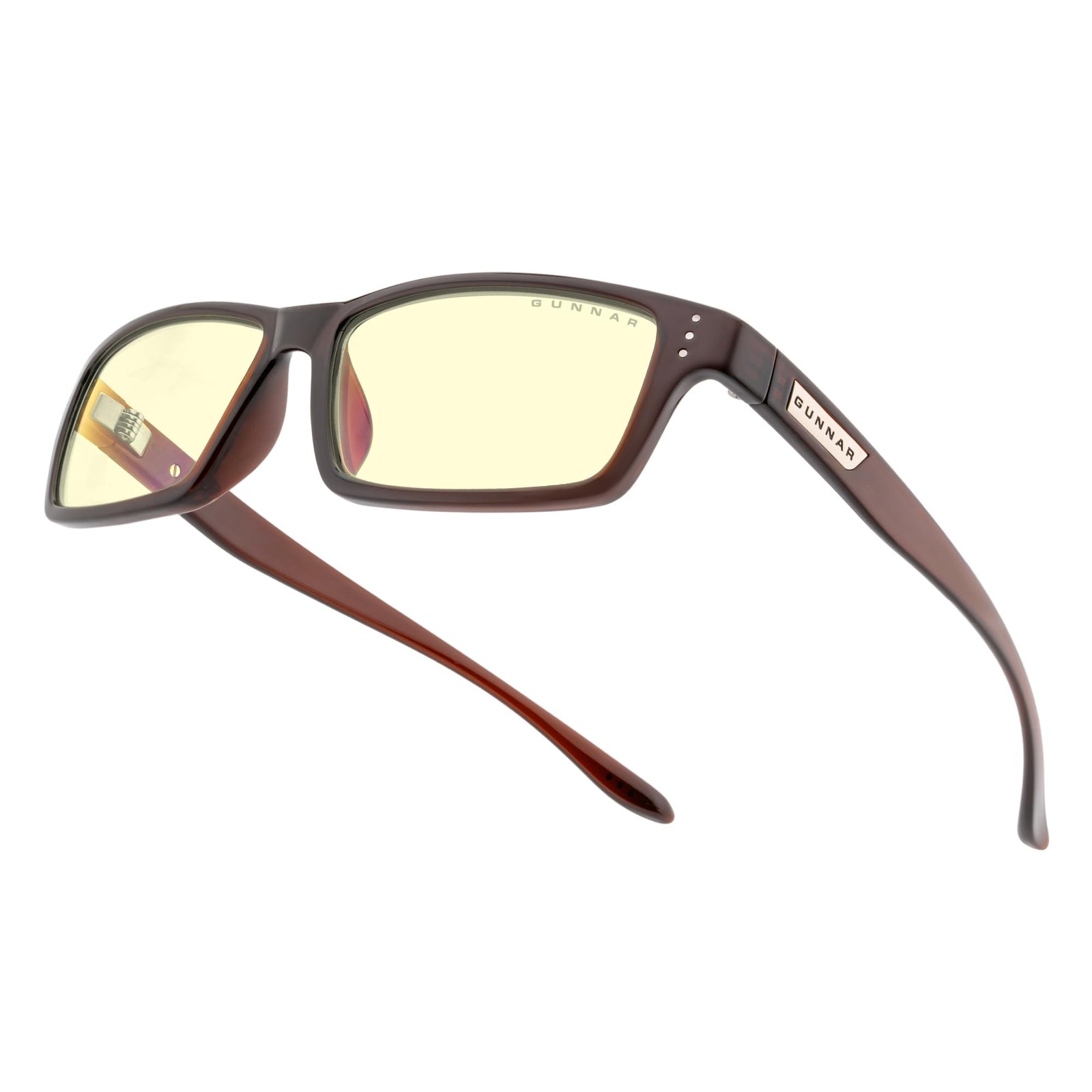 GUNNAR Gaming Glasses Blue Light Block 65% Riot Espresso Amber