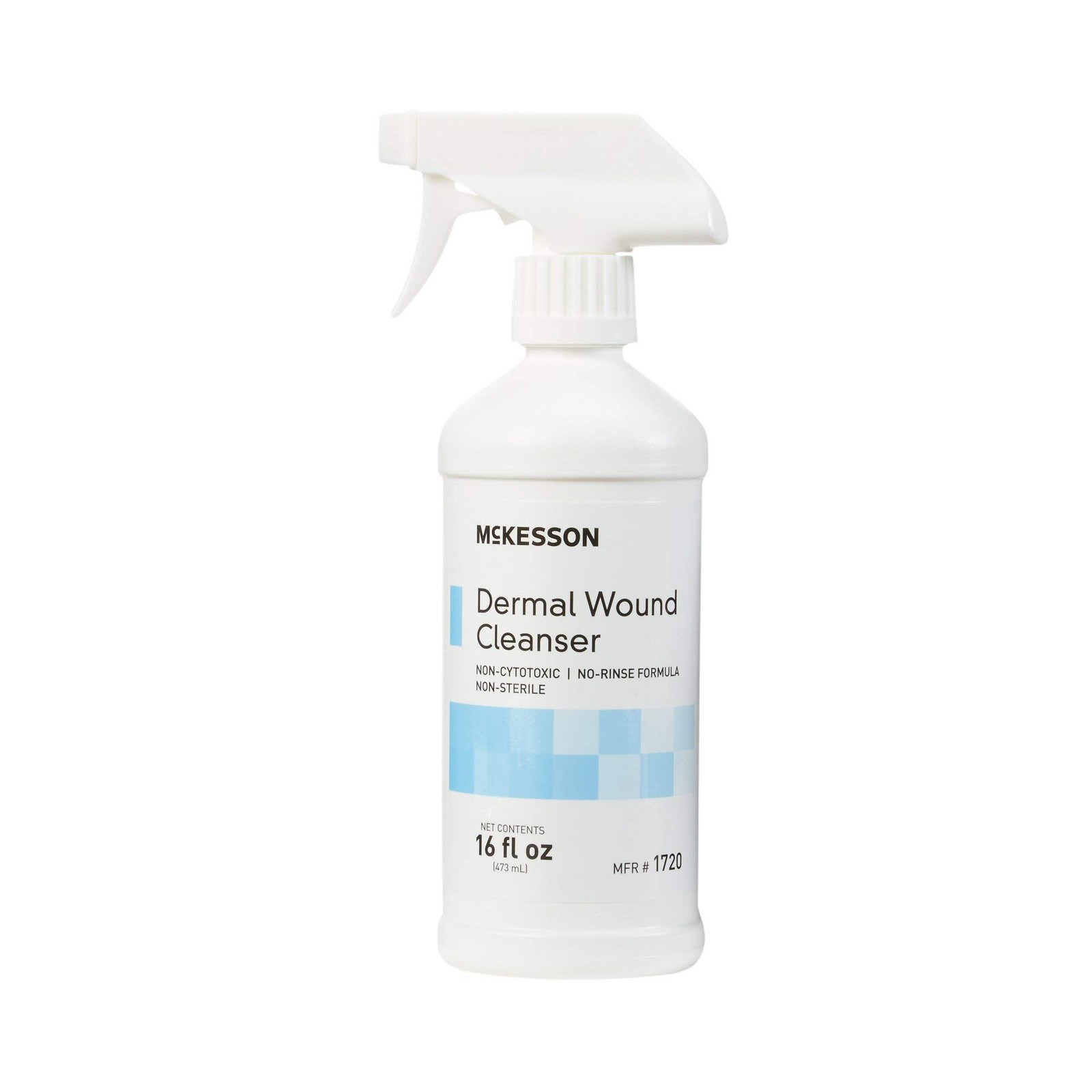 McKesson Dermal Wound Care Cleanser Spray, 16 oz 16 Fl Oz (Pack of 1), Clear