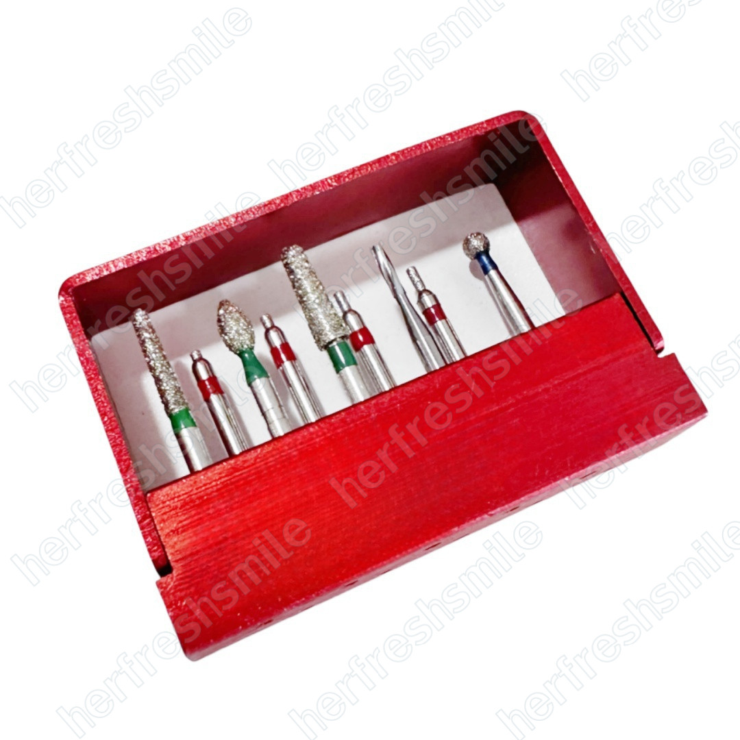 2Kits Dental Reverse Preparation Bur Direction Diamond Interproximal Enamel Burs