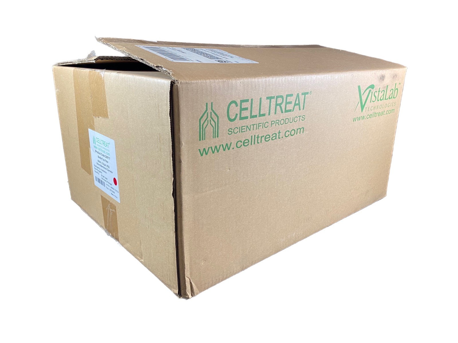 CELLTREAT Polystyrene 500mL Bottle Top Filter 90mm Diam. Sterile 229717 (24/cs)