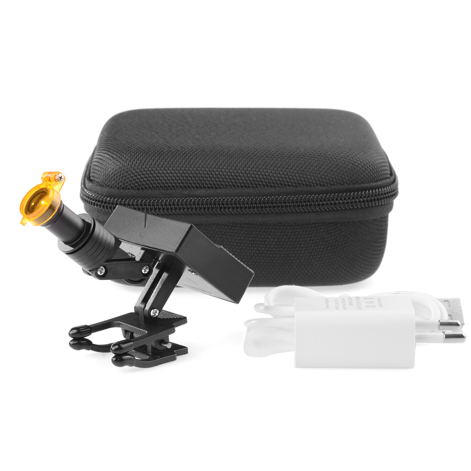 Dental 5W LED Wireless Headlight with Optical Filter for Loupe Magnifier HYG-TD1