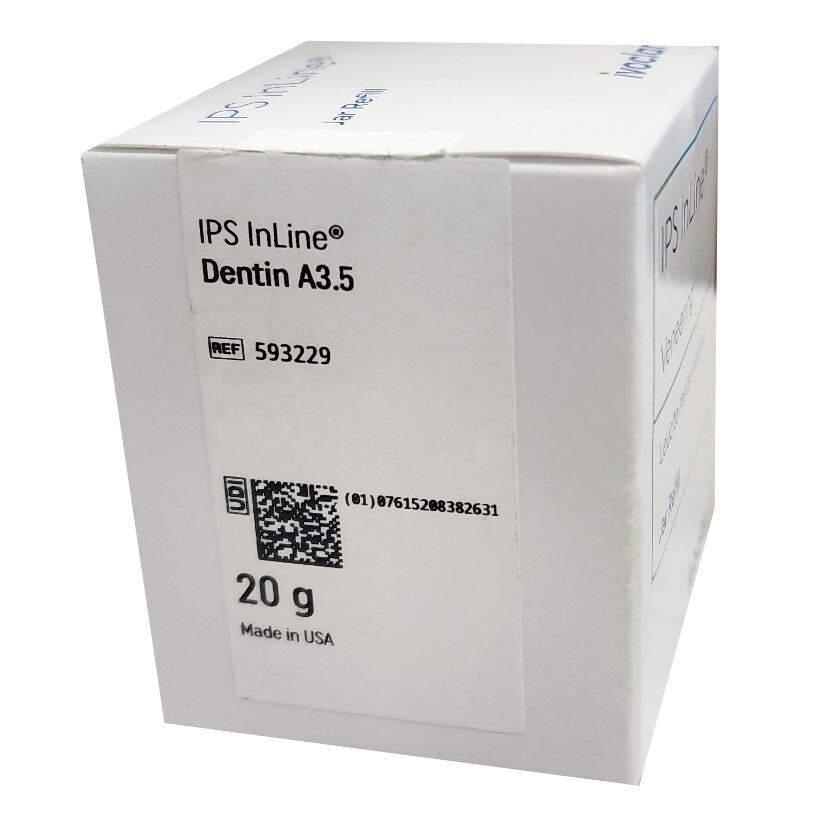 *1-Pack* Ivoclar Vivadent IPS InLine Dentin A-D A3.5 Refill 20g Powder 593229