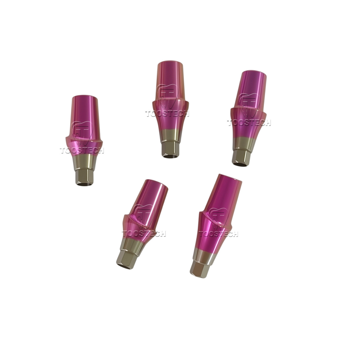 Anatomic Cemented Straight abutment fits to Neodent GM D4.7/6.0 GH1.5-4.5mm