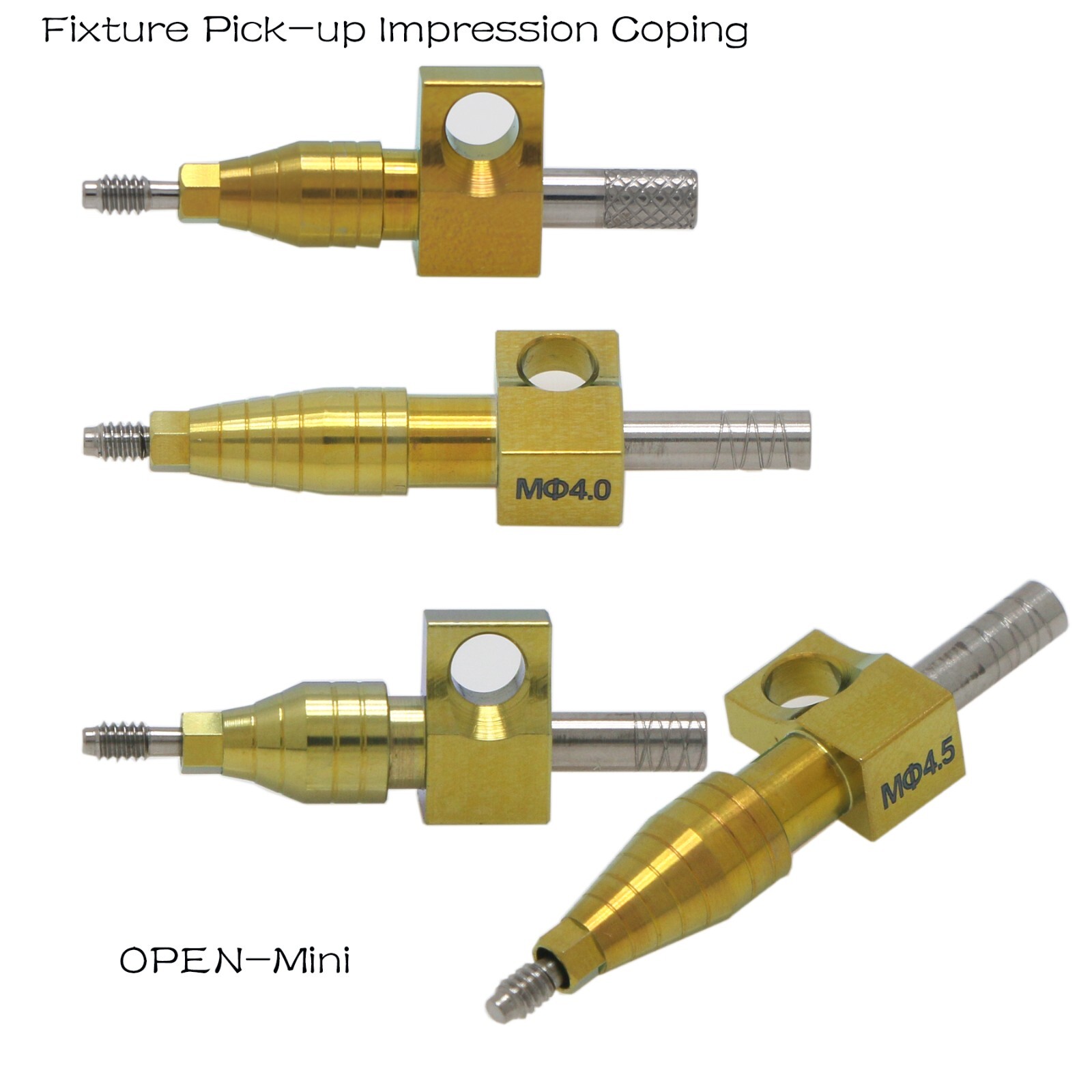 Mini/Regular Open Closed Tray Impressions Coping Analog Scan Body For Hiossen ET