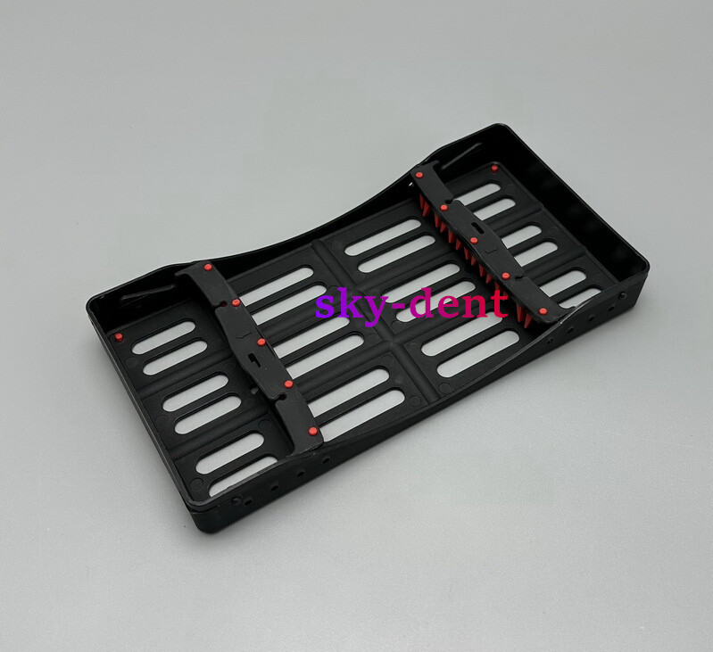 Plastic Dental Autoclave Sterilization Cassette Rack Box Tray For 5 Instruments