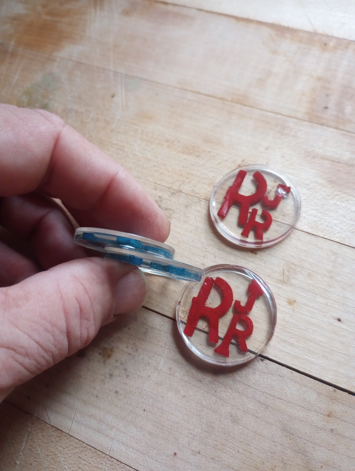Xray Markers With Initials JR Two Sets Red And Blue