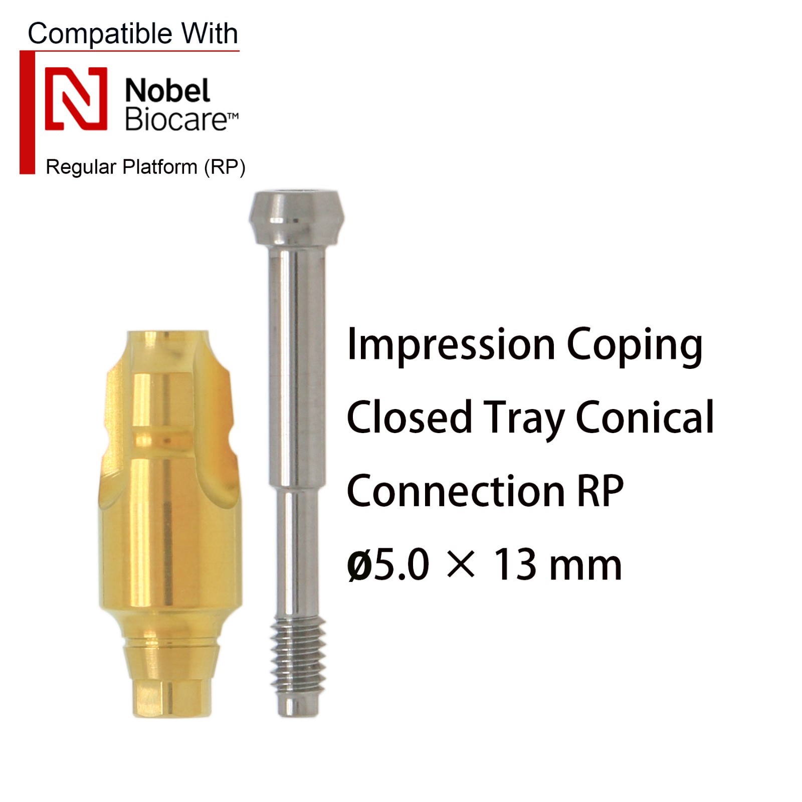 US Dental Impression Transfer Scan Body Coping Open Closed Tray NP RP fit Nobel